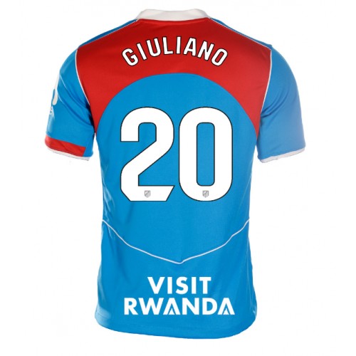 Stroje piłkarskie Atletico Madrid Giuliano Simeone #20 Koszulka Trzeciej dla damskie 2025-26 Krótki Rękaw